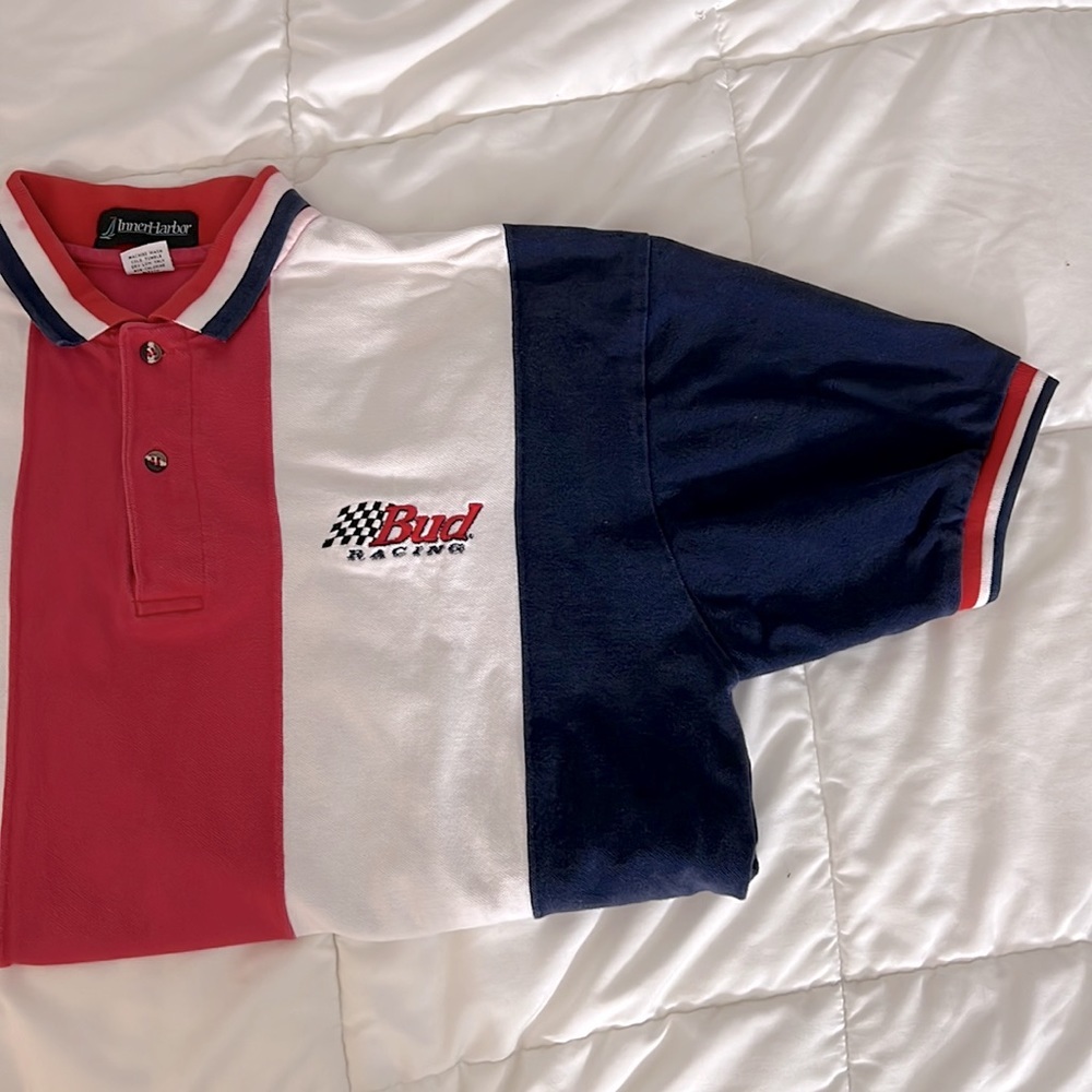 Vintage Men’s Inner Harbor Bud Racing Polo - Picture 4 of 6